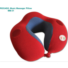 U-Shape Travel Neck Massage Pillow with Musical
